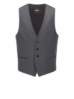 Rabatt ❤️ Bekleidung BOSS Anzugweste 'H-Huge' Anthrazit (021) Günstig Kaufen 😍