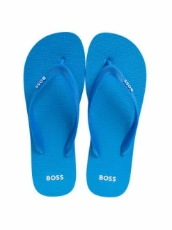 Auslauf 💯 Outdoor & Sport BOSS Badesandale In Blau Günstig Kaufen 🧨