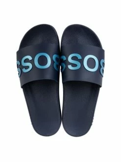 Billig 😉 Outdoor & Sport BOSS Badesandale In Navy Günstig Kaufen 😉