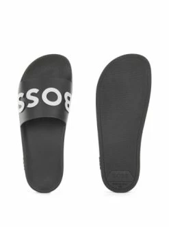 Blitzangebot 😀 Outdoor & Sport BOSS Badesandale In Schwarz Günstig Kaufen 😀