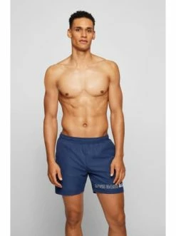 Angebote 👍 Outdoor & Sport BOSS Badeshorts 'Dolphin' Blau (413) Günstig Kaufen ✨ -Boss Verkaufsgeschäft boss badeshorts dolphin blau 413 3