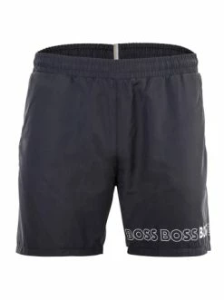 Budget 🎁 Outdoor & Sport BOSS Badeshorts In Schwarz Günstig Kaufen 😉