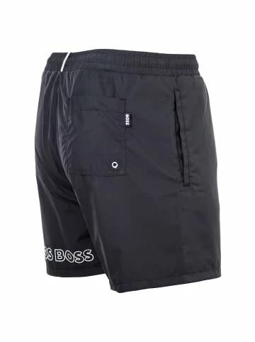 Budget 🎁 Outdoor & Sport BOSS Badeshorts In Schwarz Günstig Kaufen 😉 4 Budget 🎁 Outdoor & Sport BOSS Badeshorts In Schwarz Günstig Kaufen 😉 - Image 4