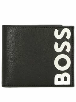 Budget 🎁 Accessoires BOSS Big BC 4cc - Herrengeldbörse Leder 11 Cm In Black/weiß Günstig Kaufen ❤️