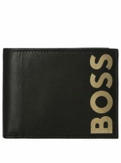 Coupon ✨ Accessoires BOSS Big BC 6cc - Kreditkartenetui Leder 11 Cm In Schwarz Günstig Kaufen 🔥