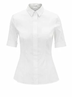 Beste Bewertungen von 👏 Bekleidung BOSS Bluse 'Bashini2' Weiß (100) Günstig Kaufen ⭐