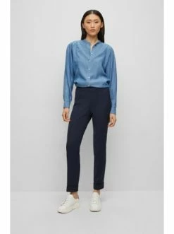 Bestes Angebot 👍 Bekleidung BOSS Bluse 'Bavola' Hellblau (450) Günstig Kaufen 👍 -Boss Verkaufsgeschäft boss bluse bavola hellblau 450 2