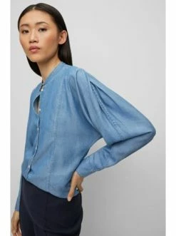 Bestes Angebot 👍 Bekleidung BOSS Bluse 'Bavola' Hellblau (450) Günstig Kaufen 👍 -Boss Verkaufsgeschäft boss bluse bavola hellblau 450 5