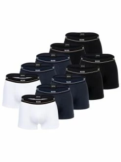 Coupon 😉 Bekleidung BOSS Boxershort 10er Pack In Schwarz/Weiß/Blau Günstig Kaufen ⭐