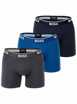 Großhandel 🌟 Bekleidung BOSS Boxershort 3er Pack In Blau Günstig Kaufen 🔔