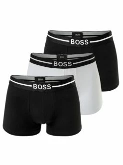 Auslauf ✔️ Bekleidung BOSS Boxershort 3er Pack In Schwarz/Weiß Günstig Kaufen 🥰