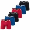 Neu 🧨 Bekleidung BOSS Boxershort 6er Pack In Rot/Blau/Schwarz Günstig Kaufen 🎁