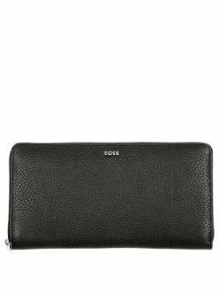 Besorgen 🔔 Accessoires BOSS Crosstown 12cc - Damengeldbörse Leder 21 Cm In Schwarz Günstig Kaufen 👏