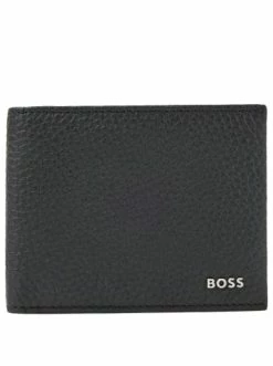 Angebote 😍 Accessoires BOSS Crosstown 6cc - Herrengeldbörse Leder 11 Cm In Schwarz Günstig Kaufen ❤️