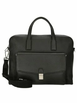 Großhandel ⌛ Geschenke Für Herren BOSS Crosstown - Aktentasche L 38 Cm Leder In Schwarz Günstig Kaufen ❤️