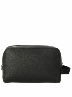 Schlussverkauf 🥰 Accessoires BOSS Crosstown - Kulturbeutel Leder 24 Cm In Schwarz Günstig Kaufen 🎁 -Boss Verkaufsgeschäft boss crosstown kulturbeutel leder 24 cm in schwarz 3
