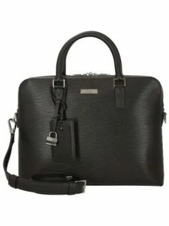 Auslauf 🔥 Geschenke Für Herren BOSS Gallery A - Aktentasche Leder 36 Cm In Schwarz Günstig Kaufen 💯