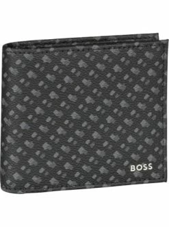 Angebote 😀 Accessoires BOSS Geldbörse Byron 4 CC Coin In Black Günstig Kaufen 👍