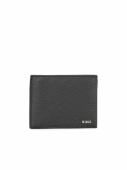Budget 🎁 Accessoires BOSS Geldbörse 'Crosstown_Trifold' Schwarz (001) Günstig Kaufen ❤️