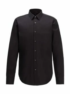 Billig 🎉 Bekleidung BOSS Hemd 'Eliott' Schwarz (001) Günstig Kaufen 🎁