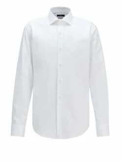 Bester Verkauf 💯 Bekleidung BOSS Hemd 'Gordon' Weiß (100) Günstig Kaufen 🌟