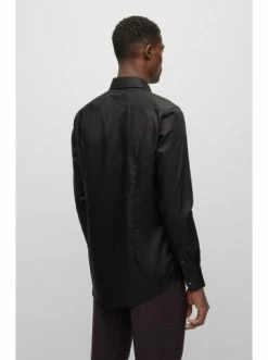 Beste Bewertungen von 💯 Bekleidung BOSS Hemd 'H-Hank-kent' Schwarz (001) Günstig Kaufen ✔️ -Boss Verkaufsgeschäft boss hemd h hank kent schwarz 001 3