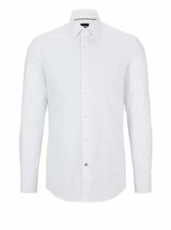 Billig 🧨 Bekleidung BOSS Hemd 'H-Hank-kent' Weiß (100) Günstig Kaufen ✨
