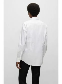 Billig 🧨 Bekleidung BOSS Hemd 'H-Hank-kent' Weiß (100) Günstig Kaufen ✨ -Boss Verkaufsgeschäft boss hemd h hank kent weiss 100 3