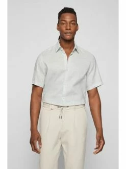 Beste Bewertungen von 🔥 Bekleidung BOSS Hemd 'Lukka_24F' Grün (337) Günstig Kaufen 👏 -Boss Verkaufsgeschäft boss hemd lukka 24f grun 337 1