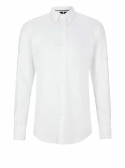 Rabatt 😉 Bekleidung BOSS Hemd 'P-Hanks-kent' Weiß (100) Günstig Kaufen 🎁