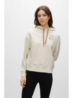 Budget 😀 Bekleidung BOSS Hoodie 'Ecaisy_Boxed' Naturweiß (118) Günstig Kaufen 👏 -Boss Verkaufsgeschäft boss hoodie ecaisy boxed naturweiss 118 2