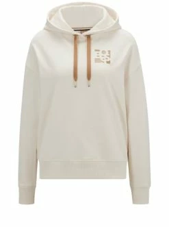 Budget 😀 Bekleidung BOSS Hoodie 'Ecaisy_Boxed' Naturweiß (118) Günstig Kaufen 👏