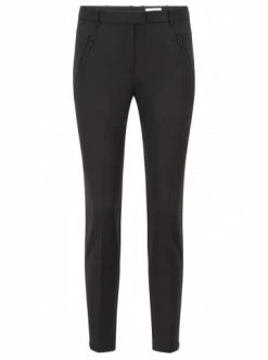 Bestpreis 🧨 Bekleidung BOSS Hose 'Anaita5' Schwarz (001) Günstig Kaufen 🤩