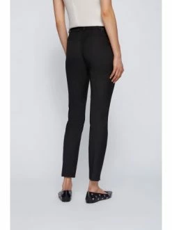 Bestpreis 🧨 Bekleidung BOSS Hose 'Anaita5' Schwarz (001) Günstig Kaufen 🤩 -Boss Verkaufsgeschäft boss hose anaita5 schwarz 001 3