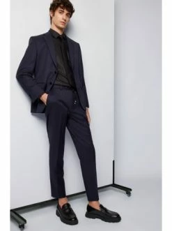 Besorgen ⭐ Bekleidung BOSS Hose 'H-Genius' Dunkelblau (401) Günstig Kaufen 🛒 -Boss Verkaufsgeschäft boss hose h genius dunkelblau 401 3