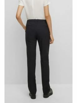 Auslauf 🌟 Bekleidung BOSS Hose 'Tamea' Schwarz (001) Günstig Kaufen 🧨 -Boss Verkaufsgeschäft boss hose tamea schwarz 001 3