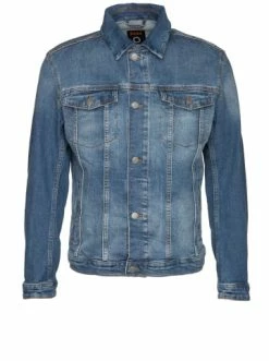Bester Verkauf ⭐ Bekleidung BOSS 👖 Jeansjacke 'Livorno' Hellblau (419) Günstig Kaufen 🛒