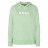 Bester Verkauf ⌛ Bekleidung BOSS Kapuzen-Sweatshirt Aus Baumwolle-Terry In Hellgrün Günstig Kaufen 👍