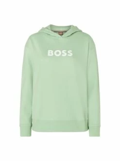 Bester Verkauf ⌛ Bekleidung BOSS Kapuzen-Sweatshirt Aus Baumwolle-Terry In Hellgrün Günstig Kaufen 👍