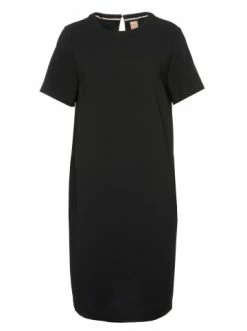 Am billigsten 🔔 Bekleidung BOSS Kleid 'Dagana' Schwarz (001) Günstig Kaufen 🎉