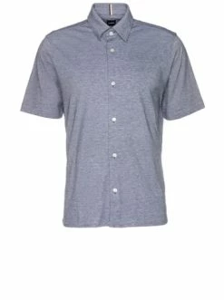 Besorgen 💯 Bekleidung BOSS Kurzarm-Hemd 'Lukka_F' Dunkelblau (404) Günstig Kaufen 🎉
