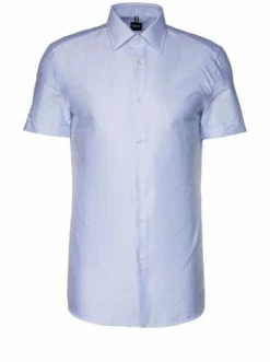Bester Verkauf ⌛ Bekleidung BOSS Kurzarm-Hemd 'T-Hays-kent' Hellblau (450) Günstig Kaufen ✔️