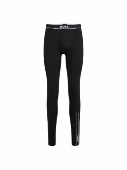 Budget 😍 Outdoor & Sport BOSS Lange Unterhose In Schwarz Günstig Kaufen 💯