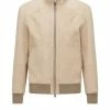 Blitzangebot 😍 Bekleidung BOSS Lederblouson 'Mika' Beige (275) Günstig Kaufen 🛒