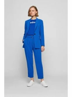 Aktion 😍 Bekleidung BOSS Longblazer 'Jocalua' Blau (463) Günstig Kaufen ✔️ -Boss Verkaufsgeschäft boss longblazer jocalua blau 463 2