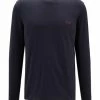 Coupon 👏 Bekleidung BOSS Longsleeve In Dunkelblau Günstig Kaufen 🤩