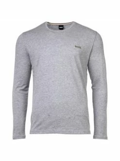 Billig 🌟 Bekleidung BOSS Longsleeve In Grau Günstig Kaufen ✨