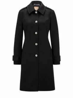 Angebote 🤩 Bekleidung BOSS Mantel 'Culea' Schwarz (001) Günstig Kaufen 🔔