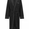 Brandneu 🔥 Bad BOSS Morgenmantel 'Kimono' Schwarz (001) Günstig Kaufen 🔥