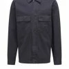 Rabatt 🎉 Bekleidung BOSS Overshirt 'Lovvo' Dunkelblau (404) Günstig Kaufen 😍